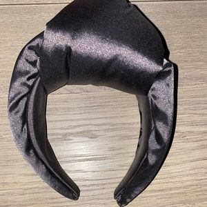 Never Worn! Black Satin Headband